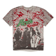 1990 Poison Flesh & Blood Tour All Over Print Tee