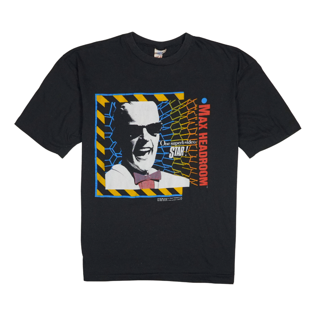 1987 Max Headroom Better T-Shirt Co. Promo Tee