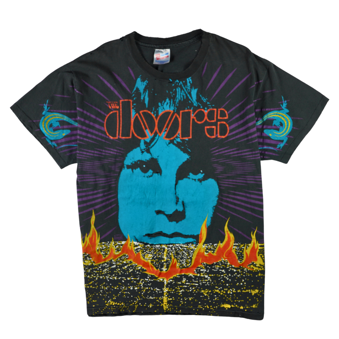1990s The Doors Backstage Pass All Over Print Fire Tee