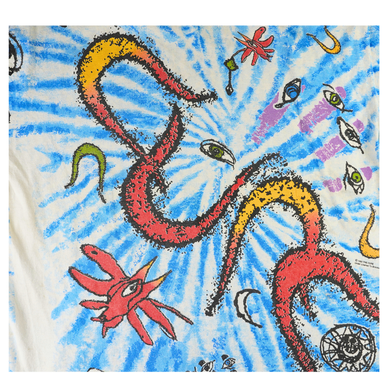 1992 The Cure Wild Oats Abstract Psychedelic Tee