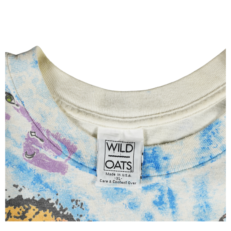 1992 The Cure Wild Oats Abstract Psychedelic Tee