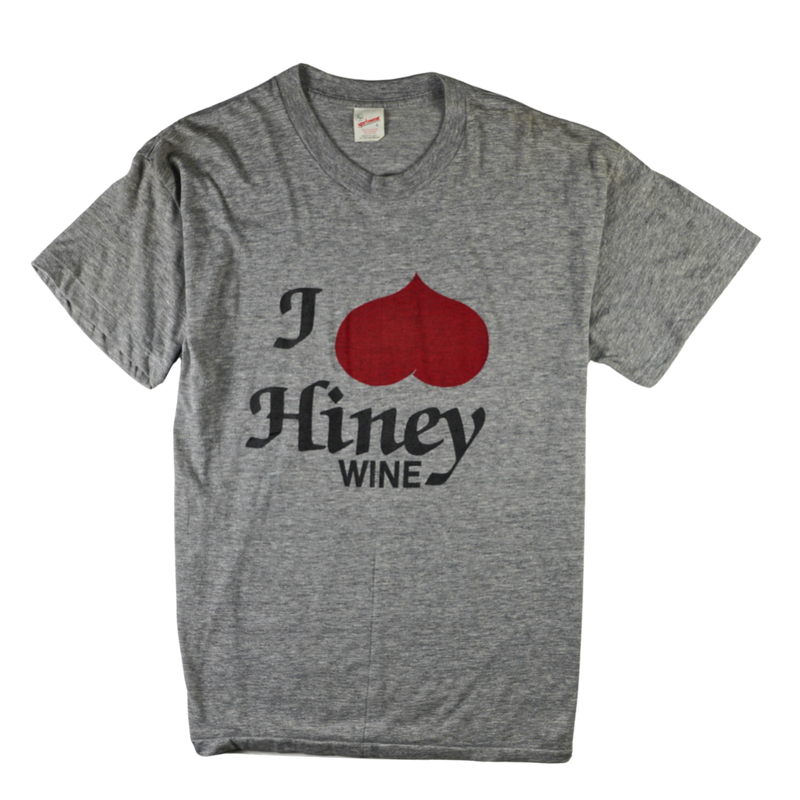 1980s RP Sportswear I Heart Hiney Wine Tee