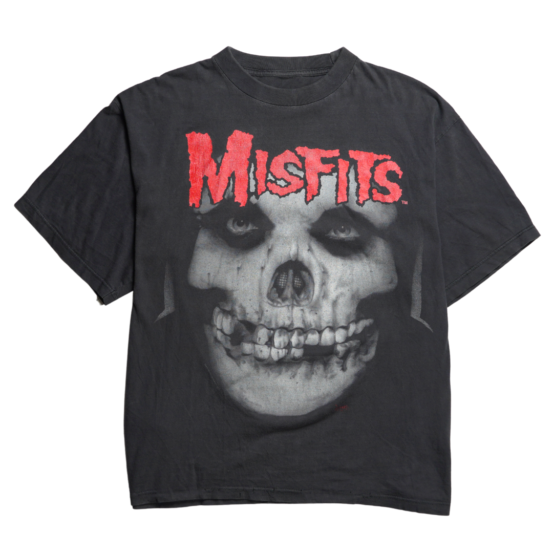 1995 Misfits Vintage Skull Face Double Sided Tee