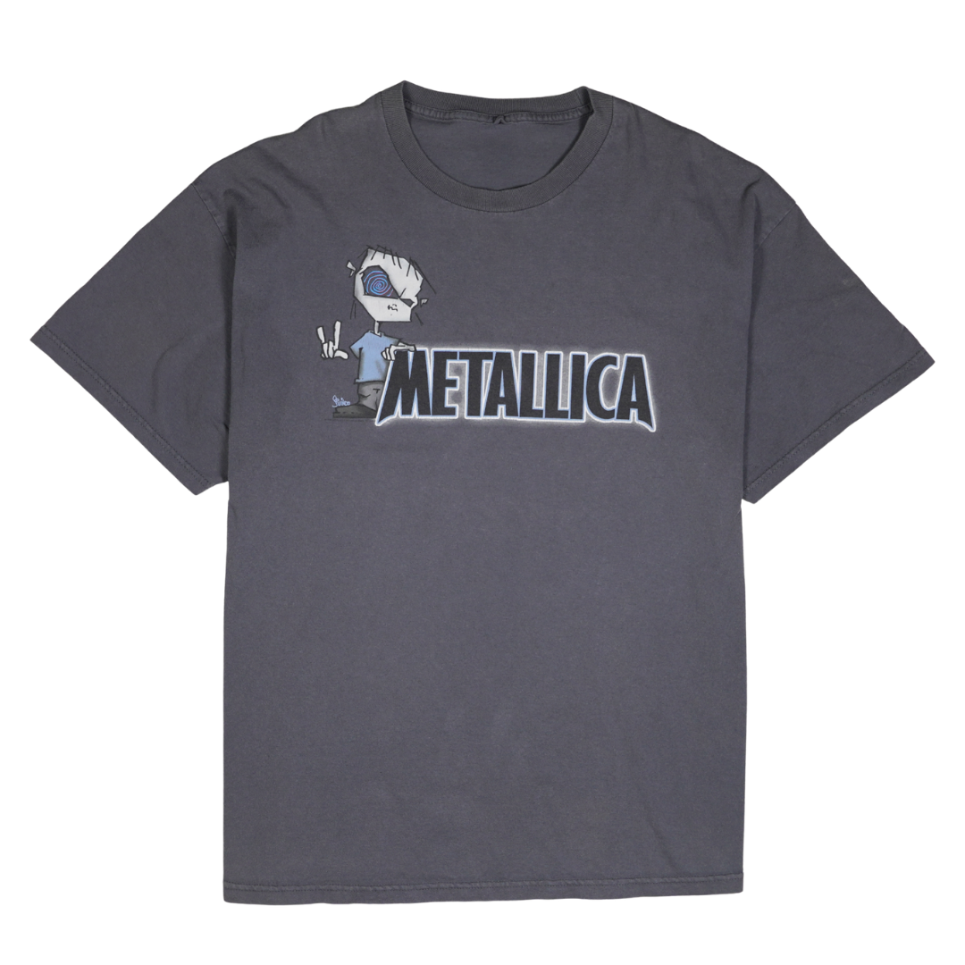 2000s Metallica Pushead Alien Cartoon Tee