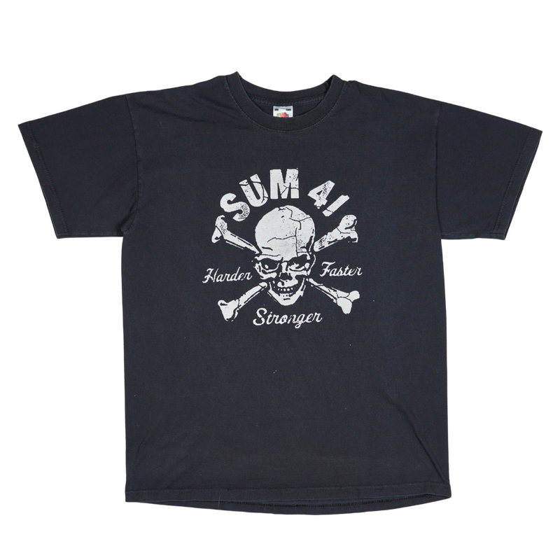 2000s Sum 41 Skull and Crossbones Tour Tee