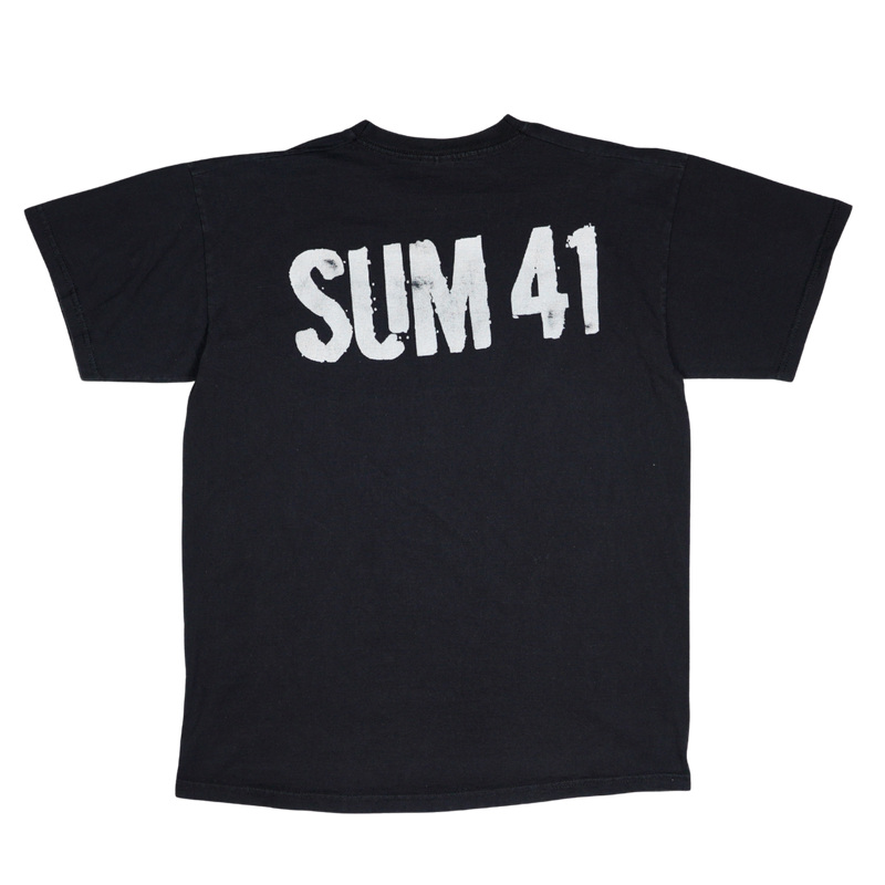 2000s Sum 41 Skull and Crossbones Tour Tee