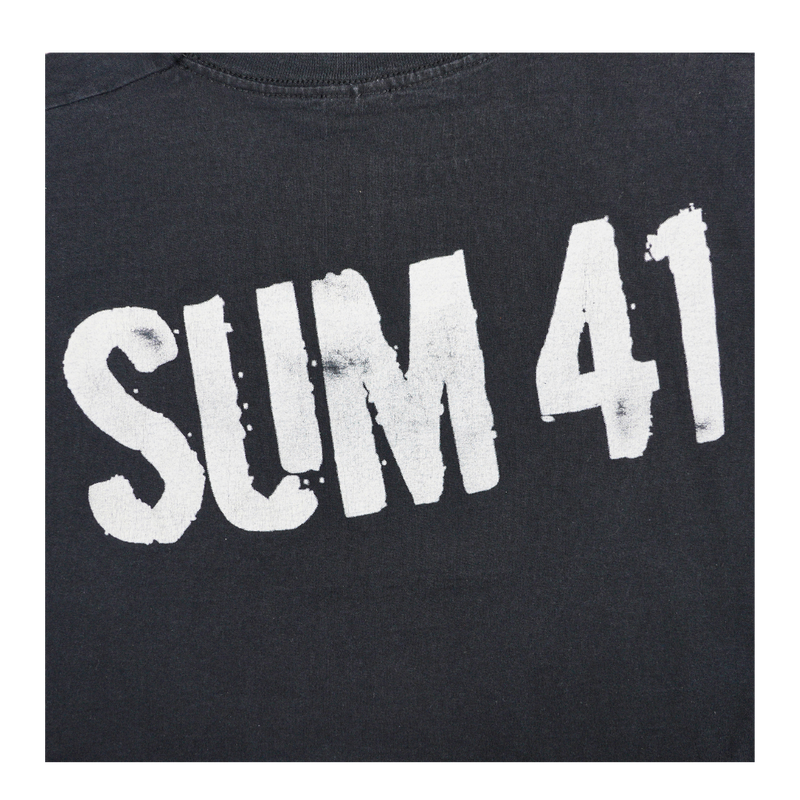 2000s Sum 41 Skull and Crossbones Tour Tee