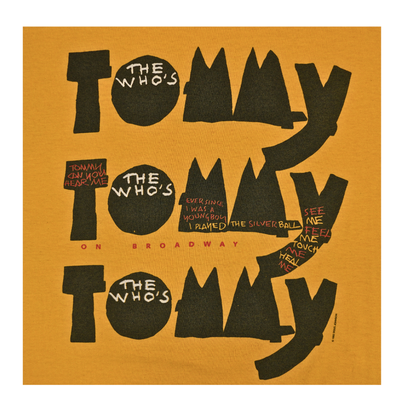 1990s The Who Tommy Broadway Musical Tee