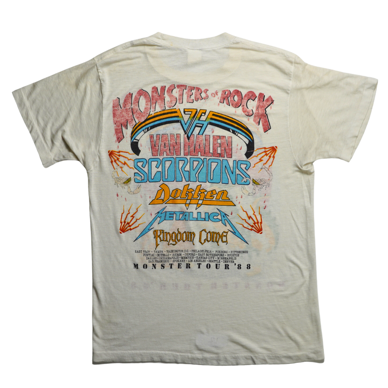1988 Van Halen Monsters of Rock Tour Tee