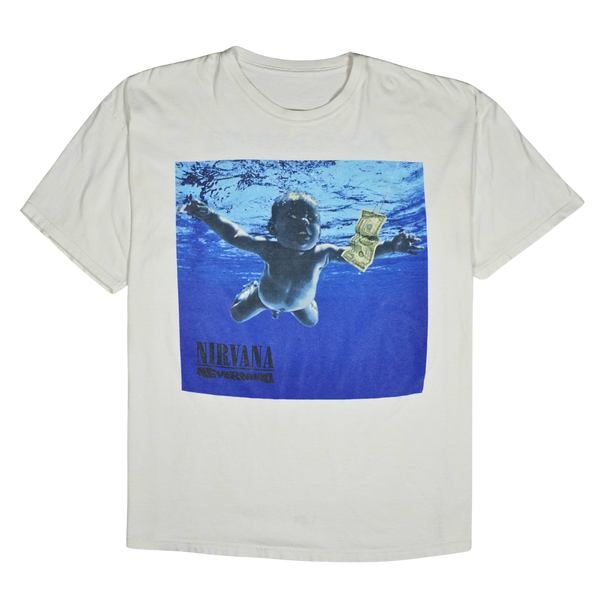 2002 Nirvana Nevermind Album Cover Promo Tee