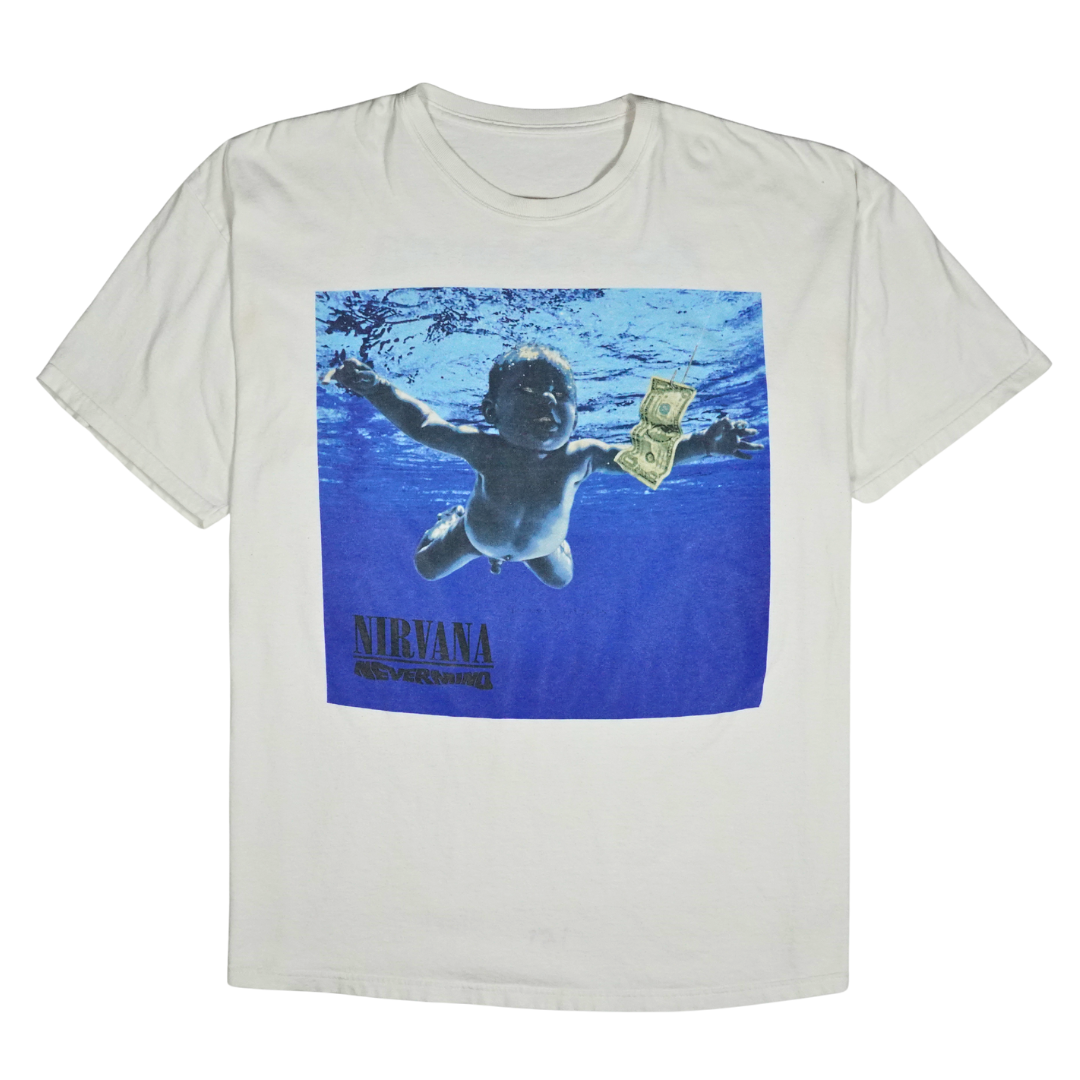 2002 Nirvana Nevermind Album Cover Promo Tee