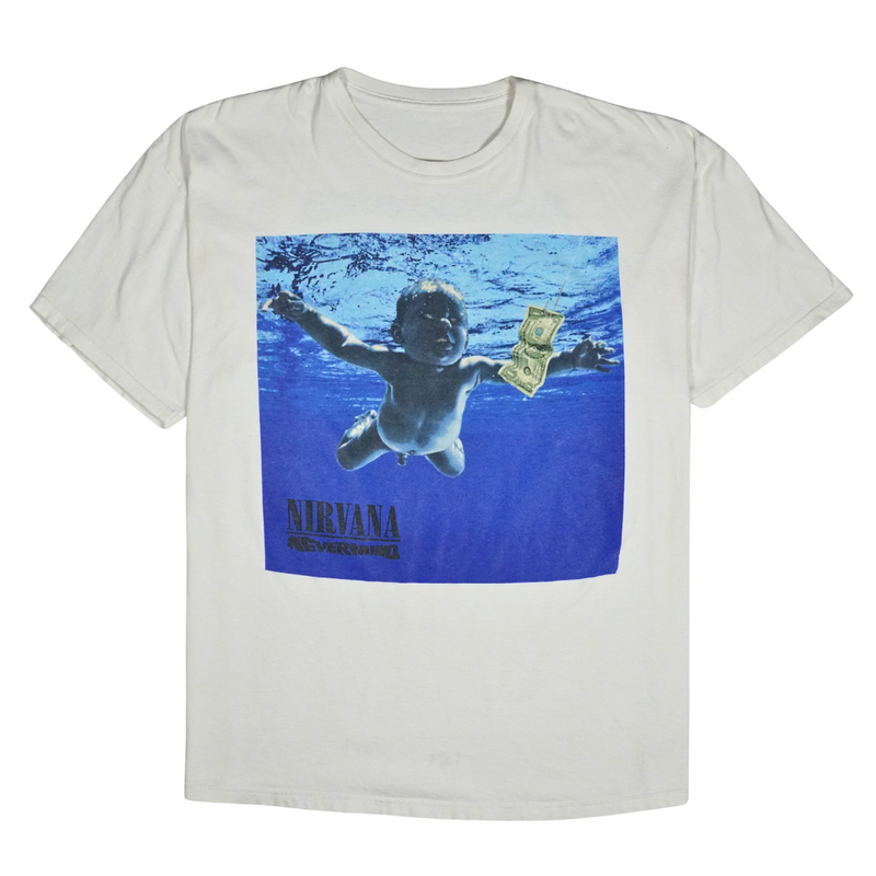 2002 Nirvana Nevermind Album Cover Promo Tee