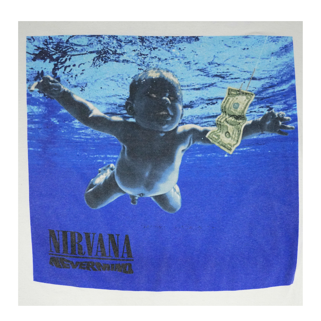 2002 Nirvana Nevermind Album Cover Promo Tee