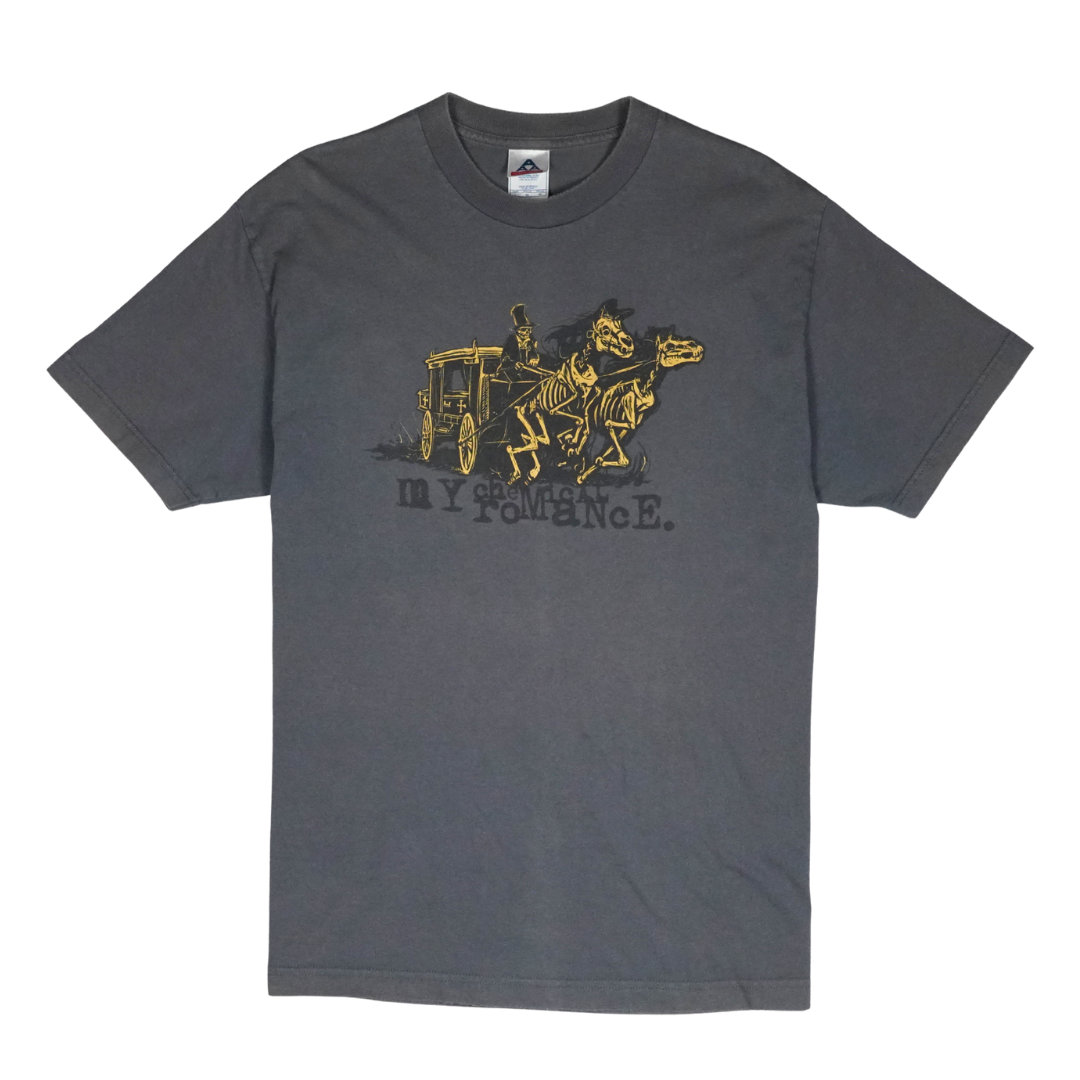2000s My Chemical Romance Skeleton Hearse Tee