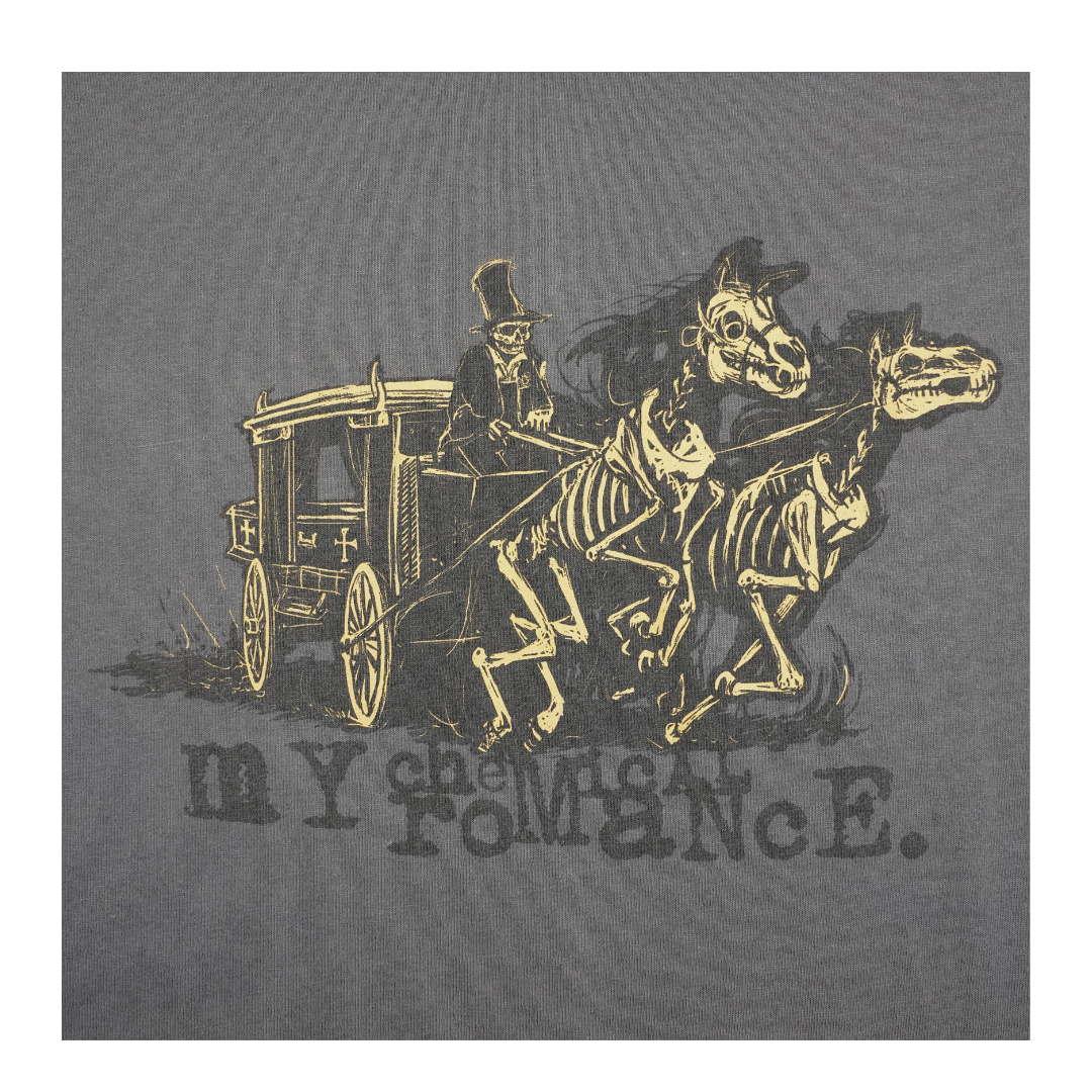2000s My Chemical Romance Skeleton Hearse Tee