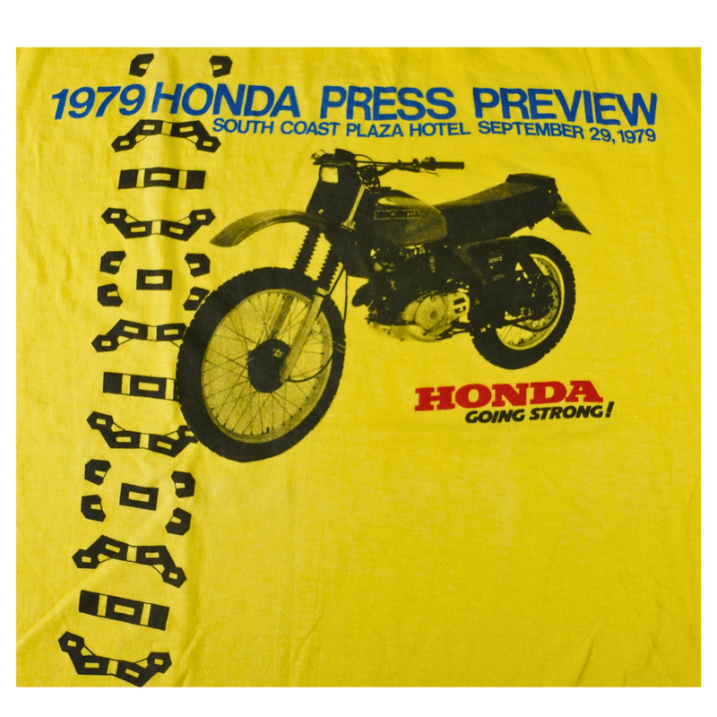 1979 Honda Press Preview Tee