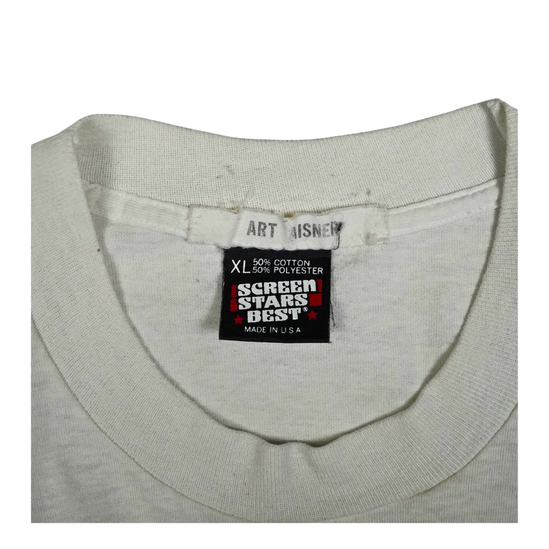 1989 Detroit Pistons NBA Champs Bad Boys Caricature Tee