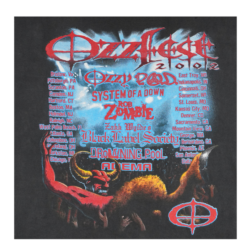 2002 Ozzfest Tour Demon Graphic Tee