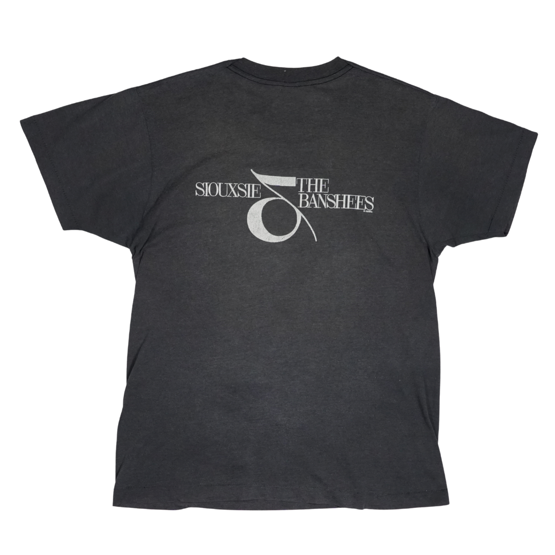 1990s Siouxsie and the Banshees Face Print Tee