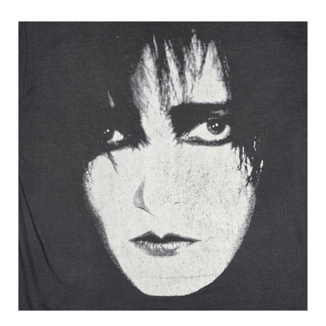 1990s Siouxsie and the Banshees Face Print Tee
