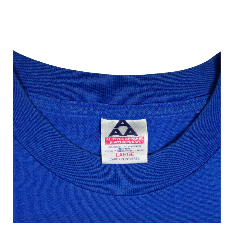 2000s Weezer Blue Horse Rider Graphic Tee