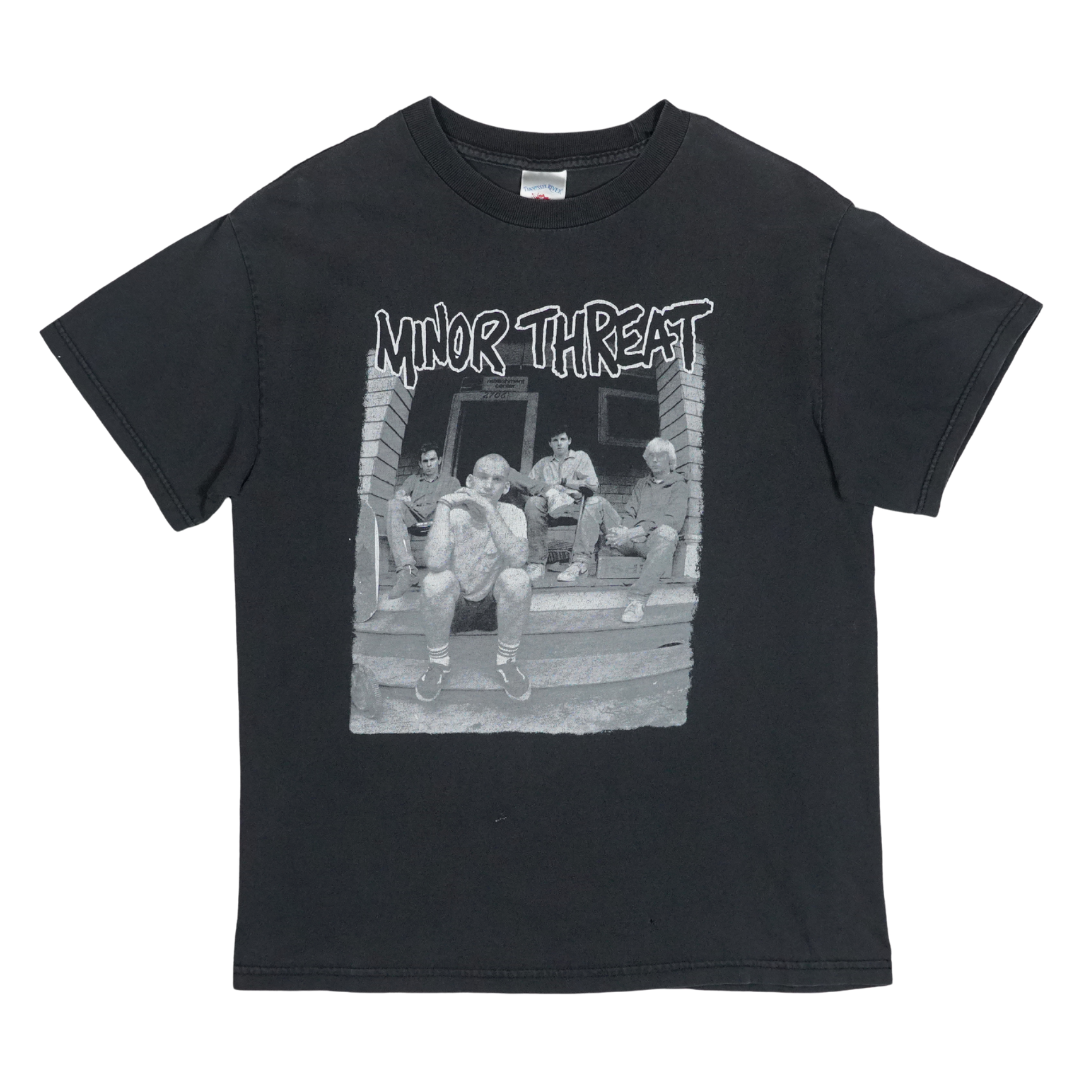 2000s Minor Threat Porch Photo Punk Tee