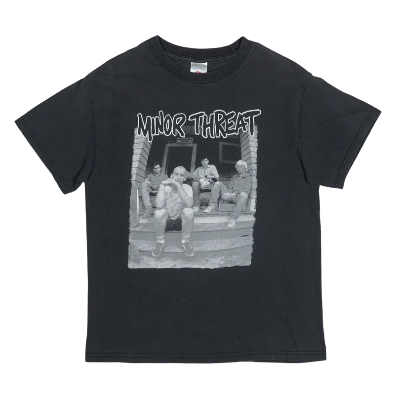 2000s Minor Threat Porch Photo Punk Tee