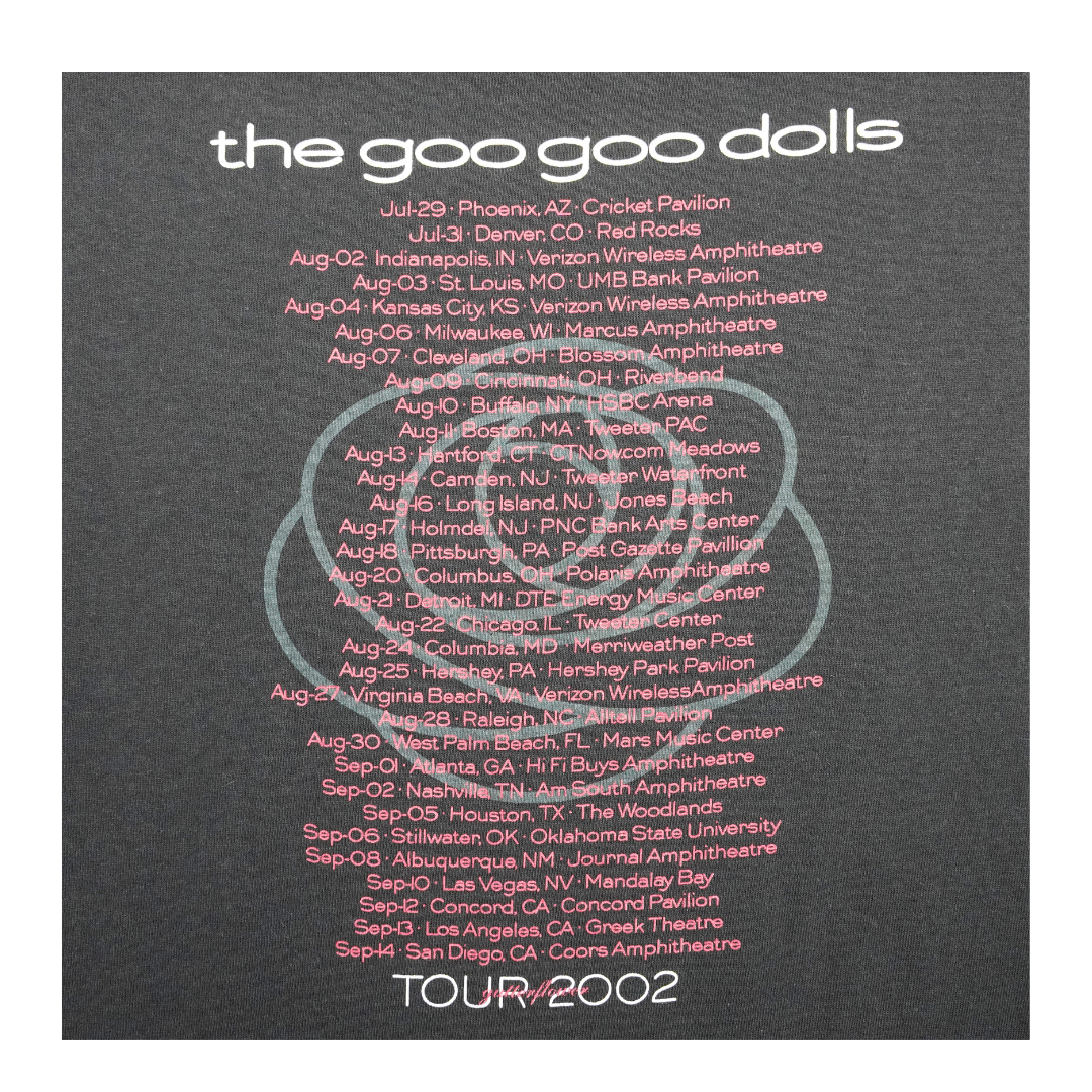 2002 Goo Goo Dolls Gutterflower Tour Tee
