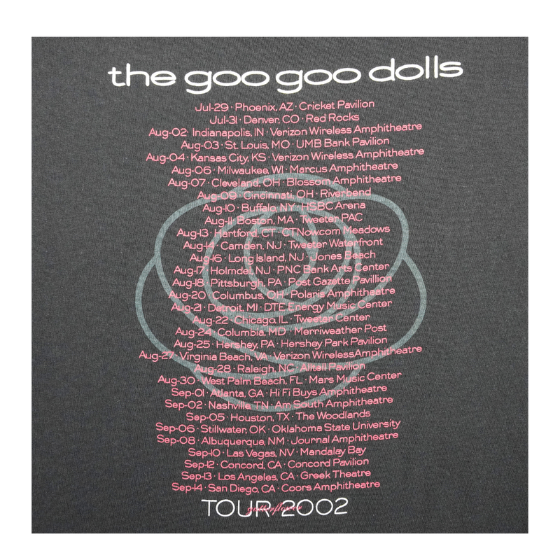 2002 Goo Goo Dolls Gutterflower Tour Tee