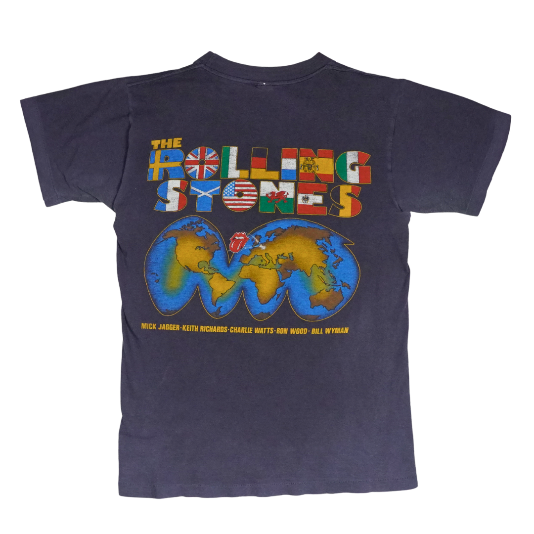 1981 Rolling Stones World Tour Tongue Logo Tee