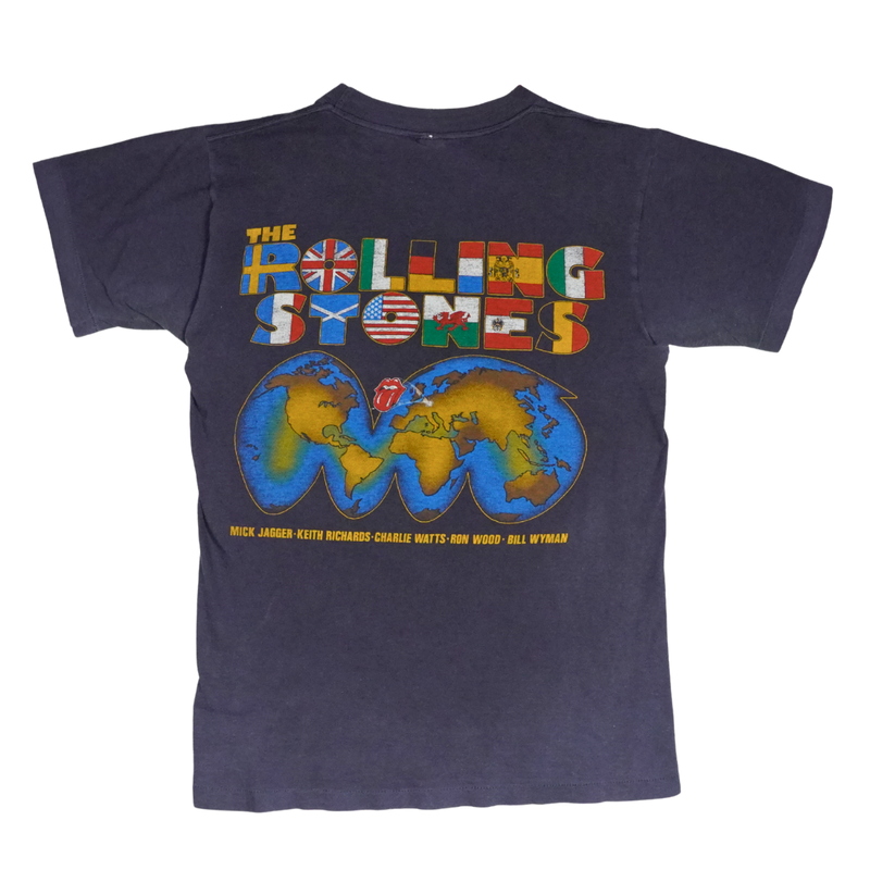 1981 Rolling Stones World Tour Tongue Logo Tee