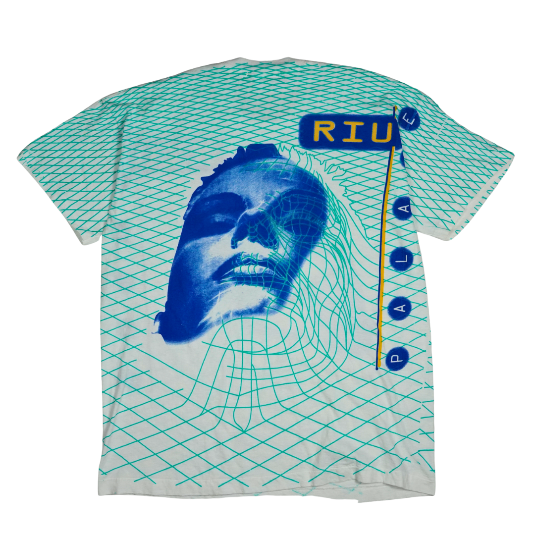 1990s RIU Palace Ibiza Dreamscape  Grid Face Tee