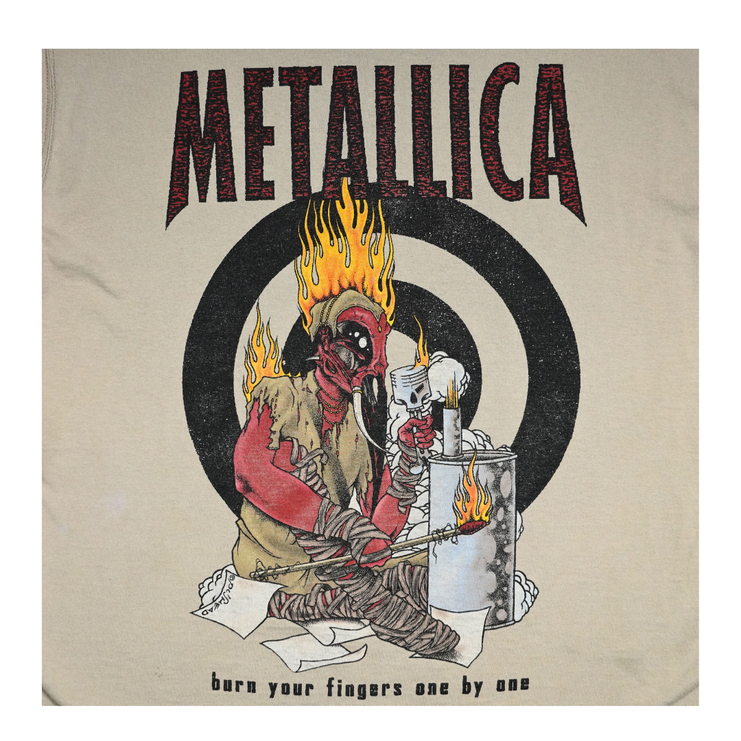 1997 Metallica Burn Your Fingers Tour Tee