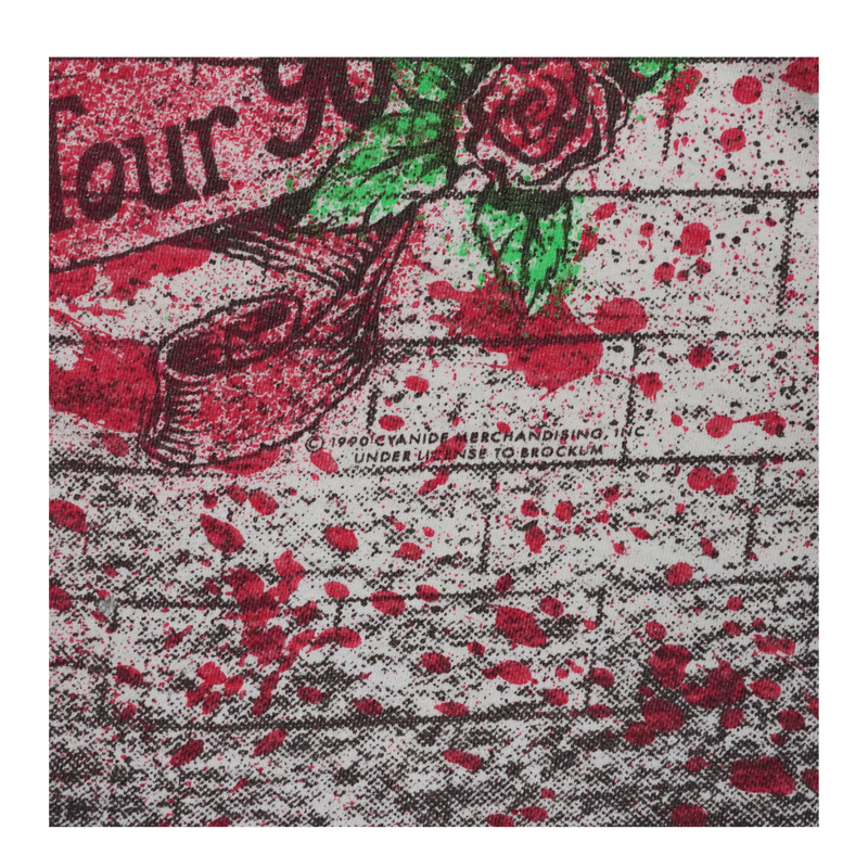 1990 Poison Flesh & Blood Tour All Over Print Tee