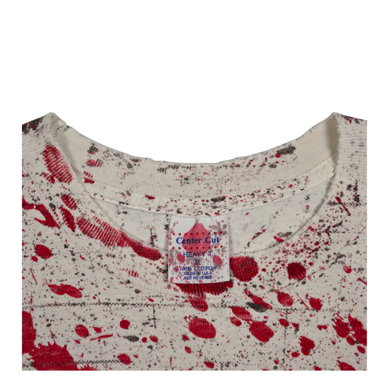 1990 Poison Flesh & Blood Tour All Over Print Tee