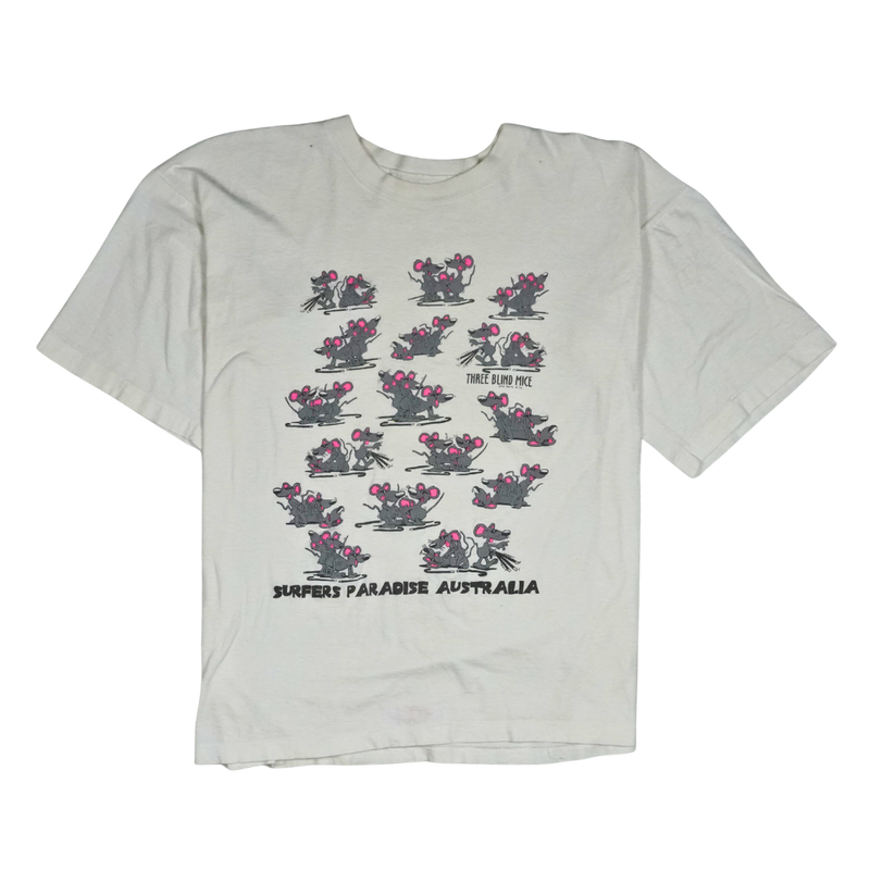 1993 Three Blind Mice Surfers Paradise Australia Tee