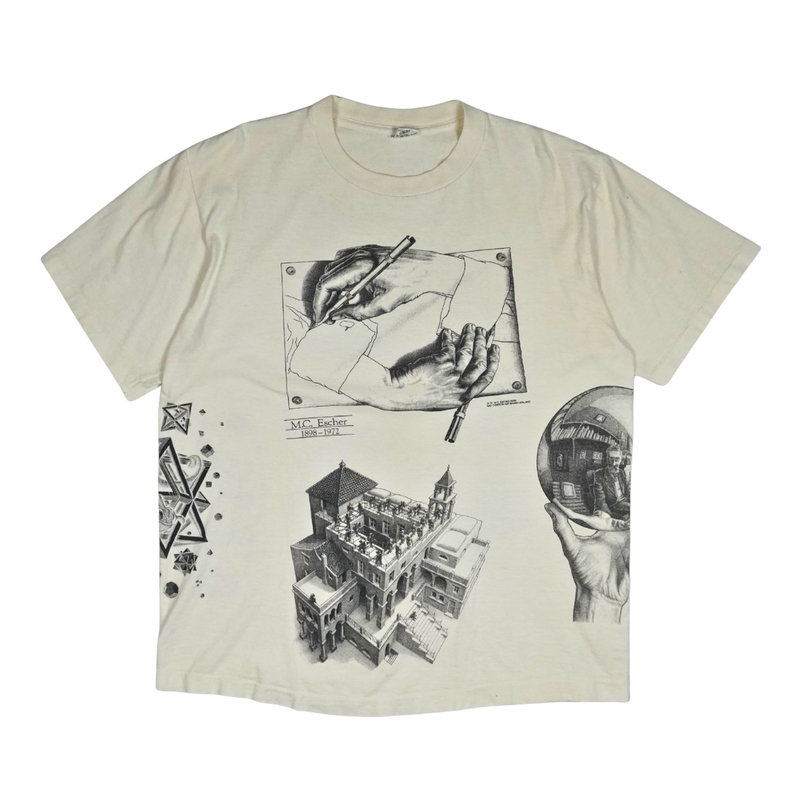1991 Andazia M.C. Escher Graphic Art Tee
