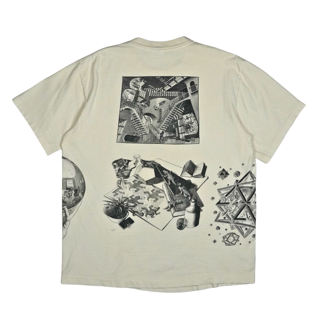 1991 Andazia M.C. Escher Graphic Art Tee