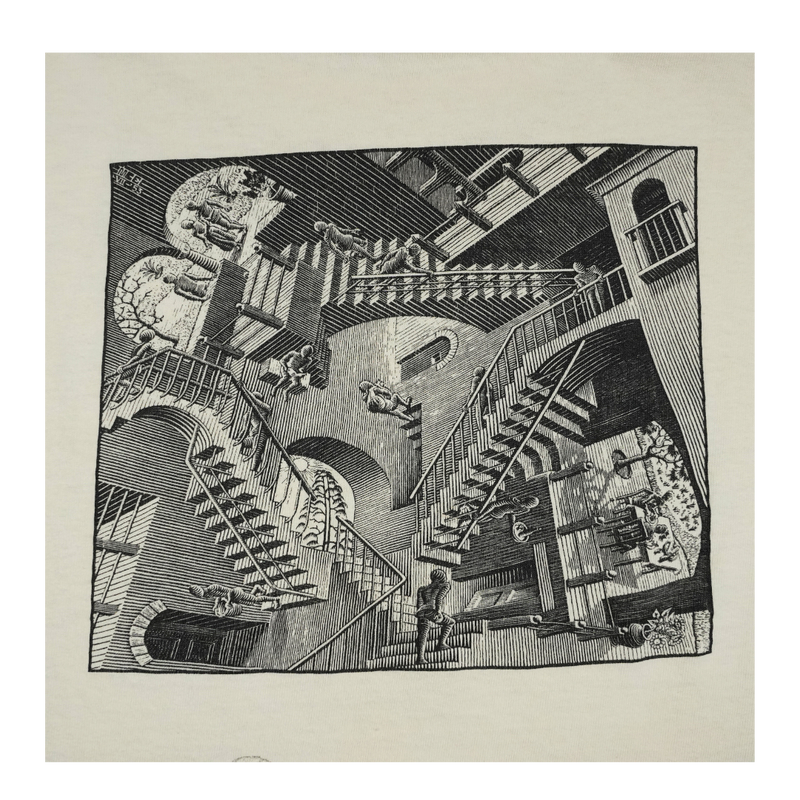 1991 Andazia M.C. Escher Graphic Art Tee
