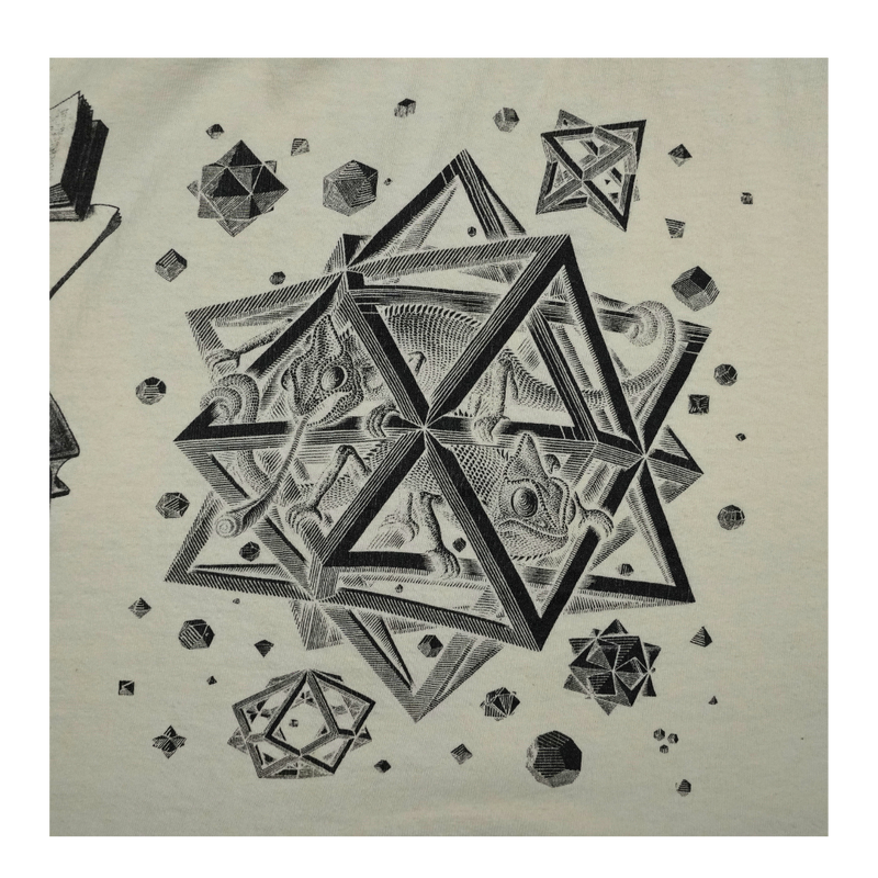 1991 Andazia M.C. Escher Graphic Art Tee