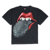 1990s Rock Eagle Spiked Tongue Lips Graphic Tee