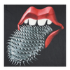 1990s Rock Eagle Spiked Tongue Lips Graphic Tee