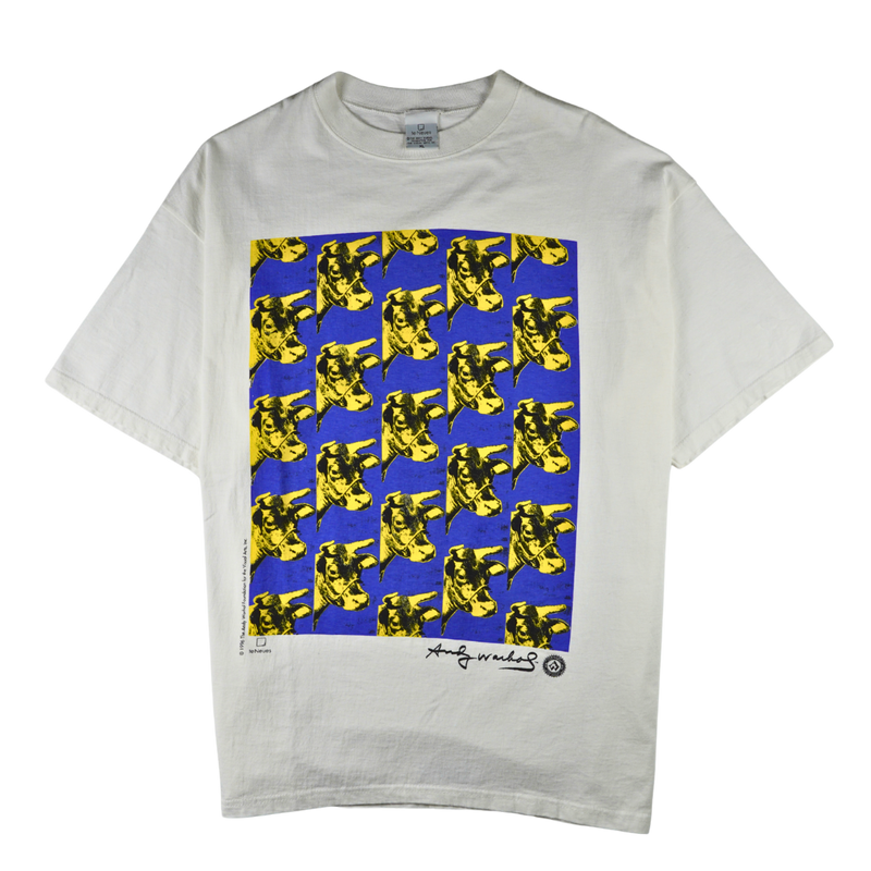 1996 Andy Warhol Cow Artwork Tee