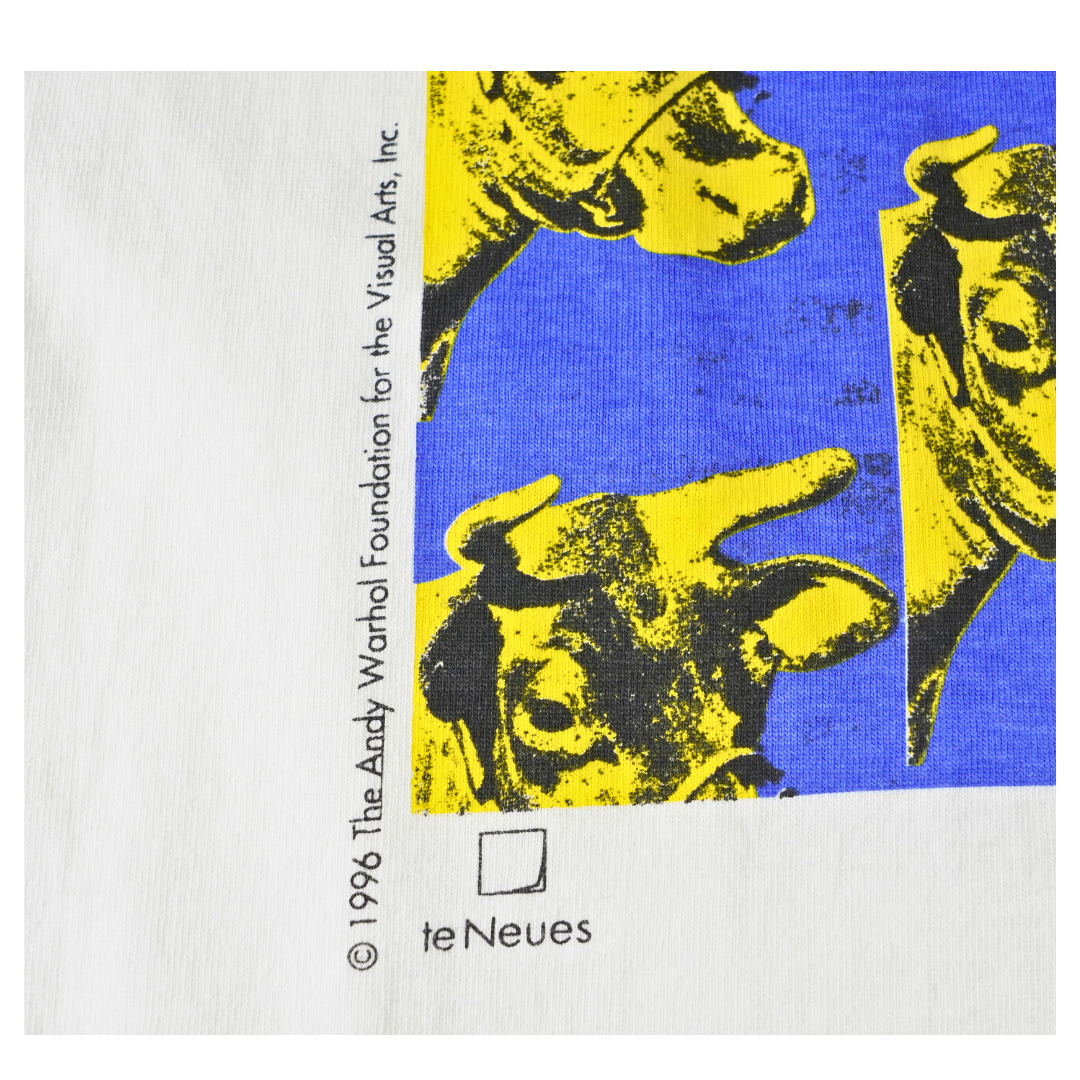 1996 Andy Warhol Cow Artwork Tee