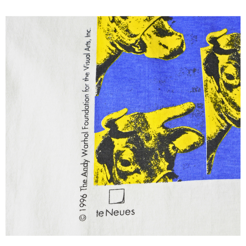 1996 Andy Warhol Cow Artwork Tee