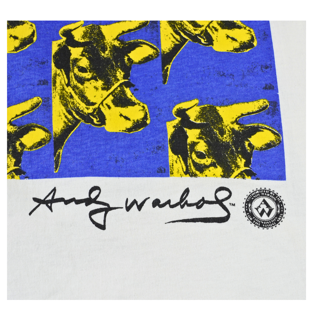 1996 Andy Warhol Cow Artwork Tee