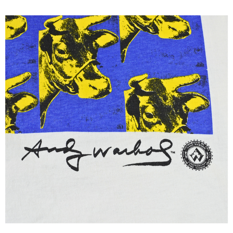 1996 Andy Warhol Cow Artwork Tee