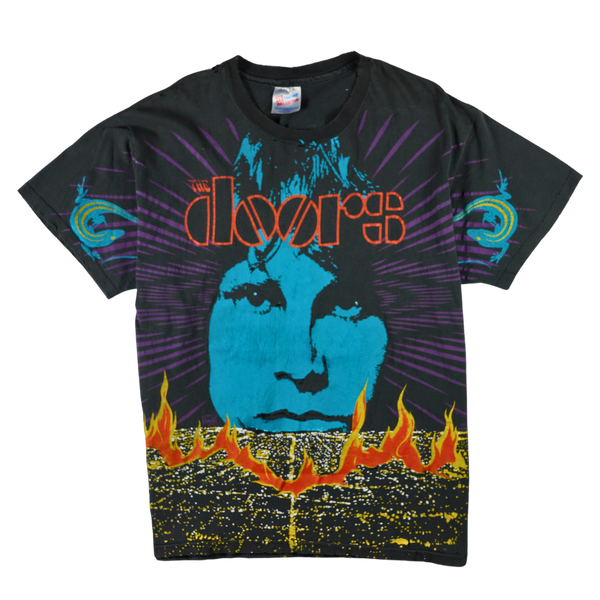 1990s The Doors Backstage Pass All Over Print Fire Tee
