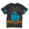 1990s The Doors Backstage Pass All Over Print Fire Tee