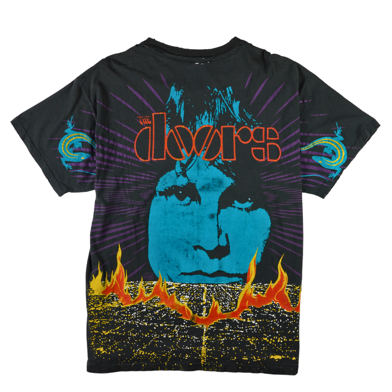 1990s The Doors Backstage Pass All Over Print Fire Tee
